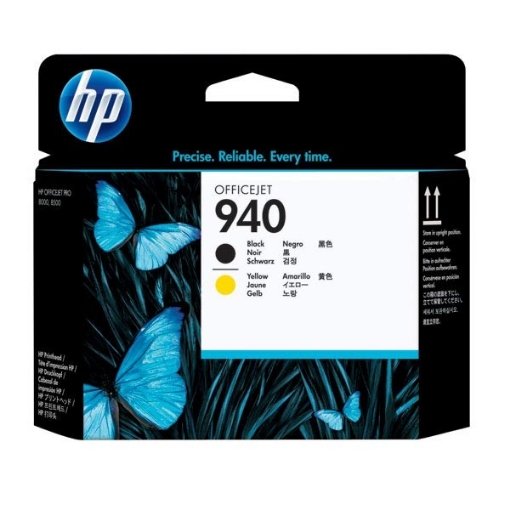 Picture of HP C4900A (HP 940) Black, Yellow Printhead Inkjet Cartridge