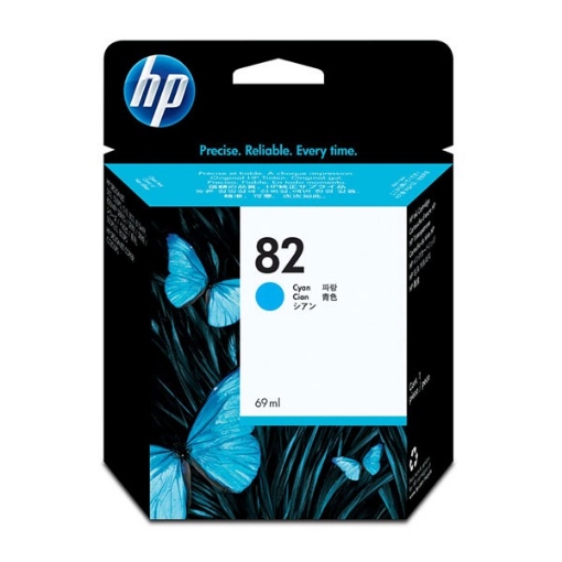 Picture of HP C4911A (HP 82) OEM Cyan Inkjet Cartridge