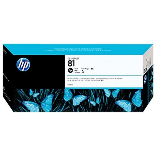 Picture of HP C4930A (HP 81) Black Inkjet Cartridge