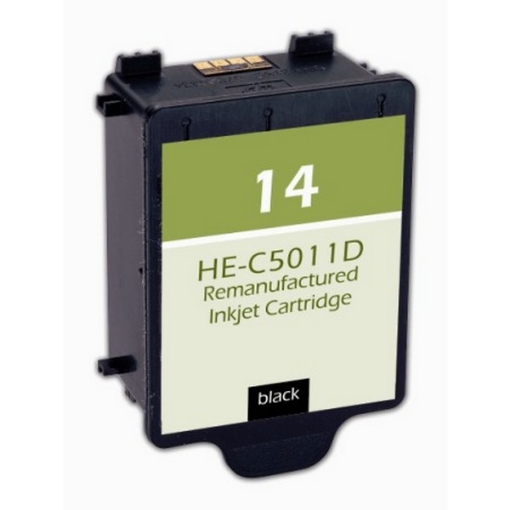 Picture of Compatible C5011DN (HP 14) Black Inkjet Cartridge