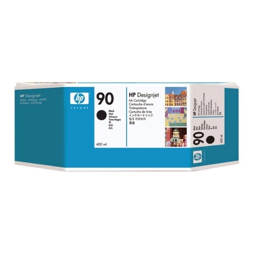 Picture of HP C5058A (HP 90) Black Inkjet Cartridge (775 ml)