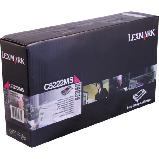 Picture of Lexmark C5222MS Magenta Toner Cartridge (3000 Yield)