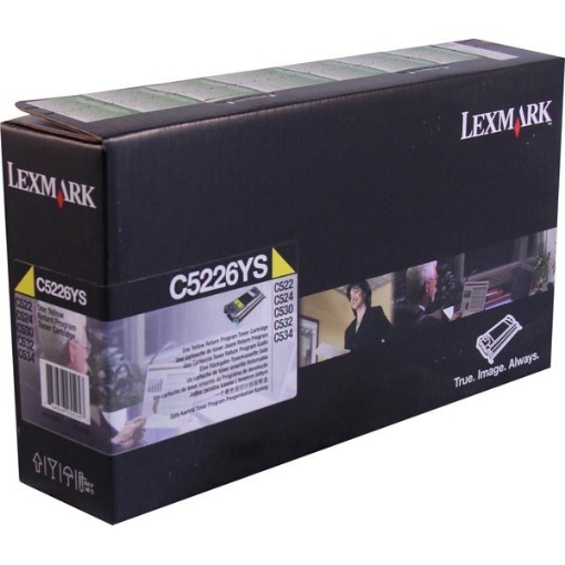 Picture of Lexmark C5226YS OEM Yellow Toner