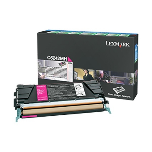 Picture of Lexmark C5242MH OEM Magenta Laser Toner Cartridge