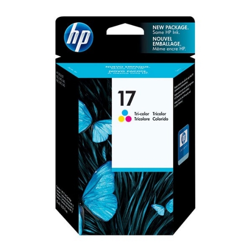 Picture of HP C6625A (HP 17) OEM Tri-Color Print Cartridge