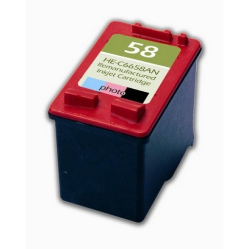 Picture of Remanufactured C6658AN (HP 58) Photo Inkjet Cartridge (390 Yield)