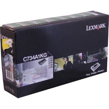 Show details for Lexmark C734A1KG (C734A2KG) Black Toner Cartridge (8000 Yield) Picture of Lexmark C734A1KG (C734A2KG) Black Toner Cartridge (8000 Yield)