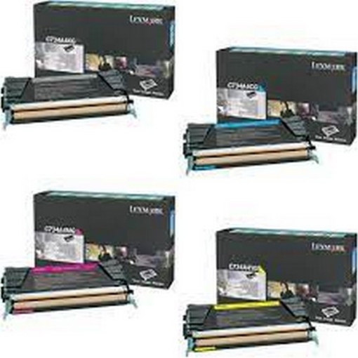 Picture of Lexmark C734A4KG (TAA Compliant Version C734A1KG) Black Toner Cartridge (7000 Yield)