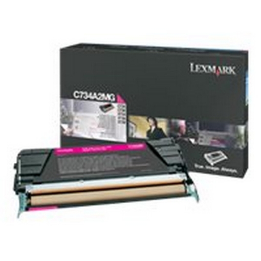 Picture of Lexmark C736H2MG OEM Magenta Toner Cartridge