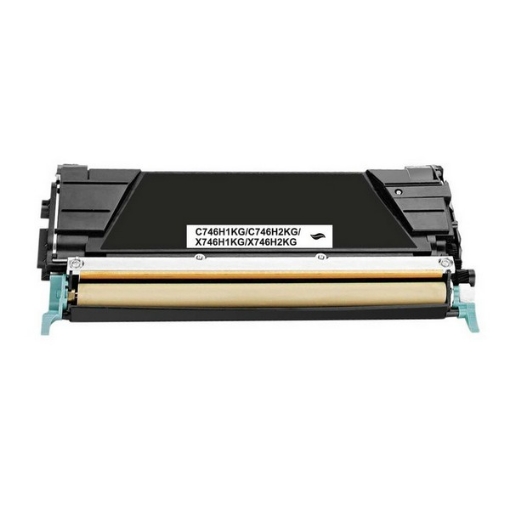 Picture of Premium C746H1KG Compatible High Yield Lexmark Black Toner