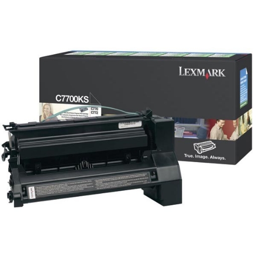 Picture of Lexmark C7700KS OEM Black Print Cartridge