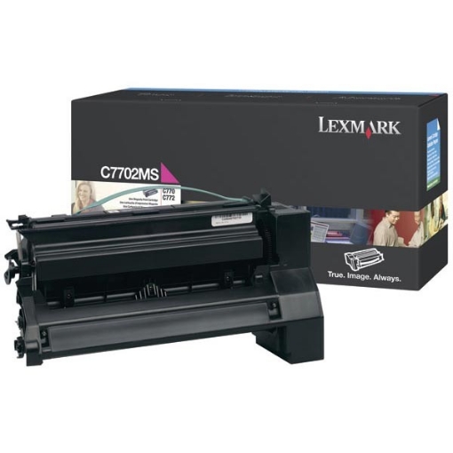 Picture of Lexmark C7702MS OEM Magenta Print Cartridge