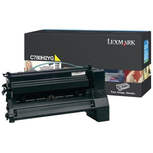 Picture of Lexmark C780H2YG OEM Yellow Print Cartridge