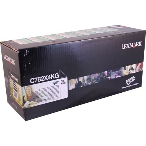 Picture of Lexmark C782X4K OEM Extra High Yield Black Toner Cartridge