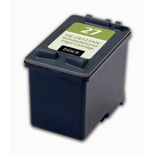 Picture of Remanufactured C8727AN (HP 27) Black Inkjet Cartridge (280 Yield)