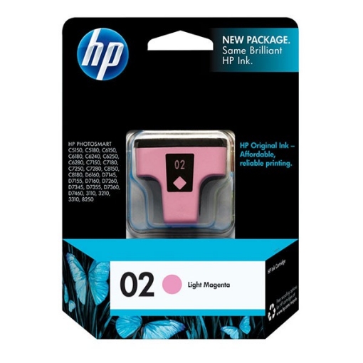 Picture of HP C8775WN (HP 02) Light Magenta Inkjet Cartridge (500 Yield)