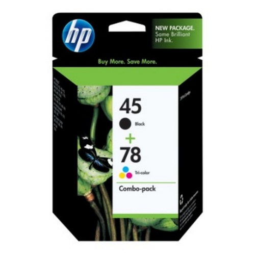 Picture of HP C8788FN (HP 45) OEM Black & Color Print Cartridge