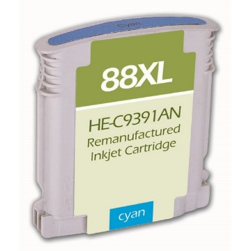 Show details for Remanufactured C9386AN (HP 88) High Yield Cyan Inkjet Cartridge (1540 Yield) Picture of Remanufactured C9386AN (HP 88) High Yield Cyan Inkjet Cartridge (1540 Yield)