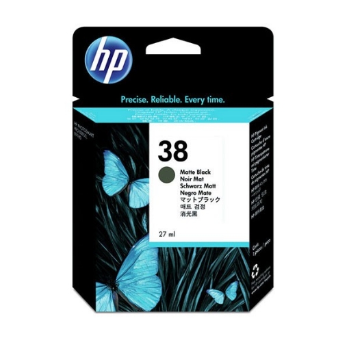 Picture of HP C9412A (HP 38) OEM Black Inkjet Cartridge