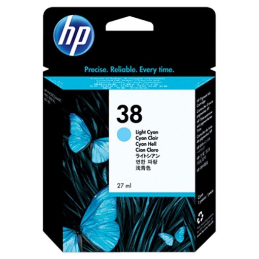 Picture of HP C9418A (HP 38) OEM Light Cyan Inkjet Cartridge