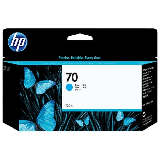 Picture of HP C9452A (HP 70) Cyan Pigment Inkjet Cartridge (130 ml)