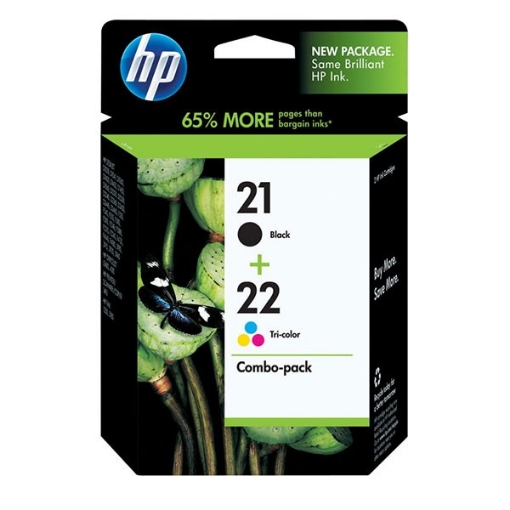 Picture of HP C9509FN (HP 21, HP 22) Black, Color Inkjet Cartridge