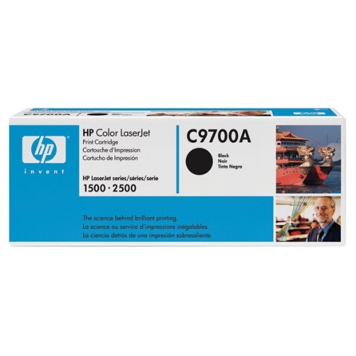 Picture of HP C9700A (HP 121A) Black Toner Cartridge (5000 Yield)