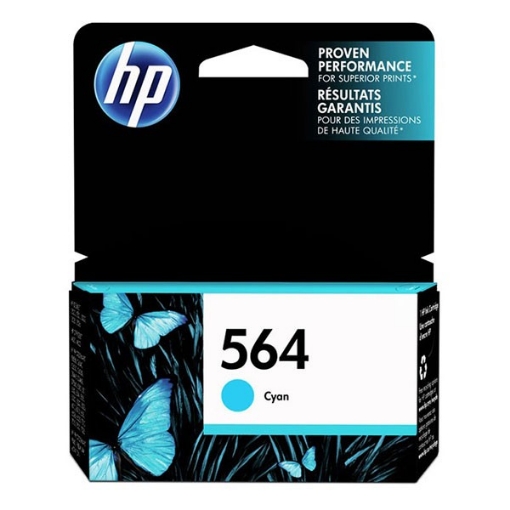 Picture of HP CB318WN (HP 564) Cyan Inkjet Cartridge (300 Yield)