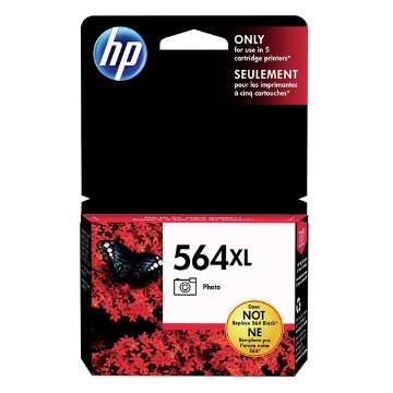 Show details for HP CB322WN (HP 564XL) High Yield Photo Black Inkjet Cartridge (290 Yield) Picture of HP CB322WN (HP 564XL) High Yield Photo Black Inkjet Cartridge (290 Yield)