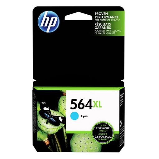 Picture of HP CB323WN (HP 564XL) OEM High Yield Cyan Inkjet Cartridge