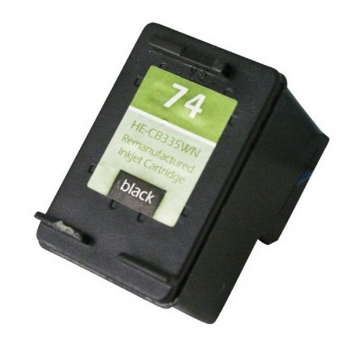 Show details for Compatible CB335WN (HP 74) Black Inkjet Cartridge (200 Yield) Picture of Compatible CB335WN (HP 74) Black Inkjet Cartridge (200 Yield)
