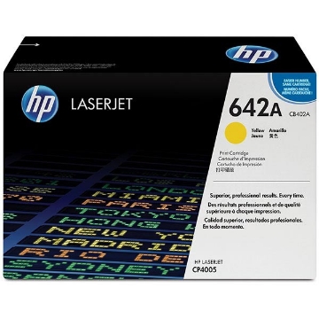 Show details for HP CB402A (HP 642A) Yellow Toner Cartridge (7500 Yield) Picture of HP CB402A (HP 642A) Yellow Toner Cartridge (7500 Yield)