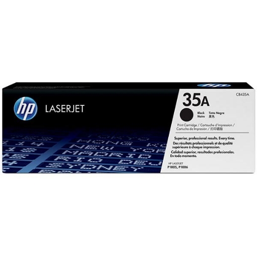 Picture of HP CB435AD (HP 35A) OEM Black Toner Cartridge (Dual Pack)