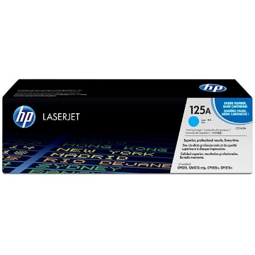 Show details for HP CB541A (HP 125A) Cyan Toner Cartridge (1400 Yield) Picture of HP CB541A (HP 125A) Cyan Toner Cartridge (1400 Yield)