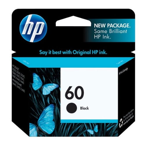 Picture of HP CC640WN (HP 60) OEM Black Inkjet Cartridge