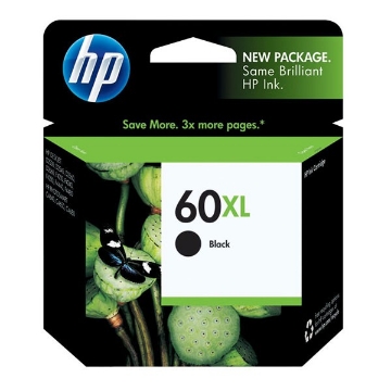 Show details for HP CC641WN (HP 60XL) High Yield Black Inkjet Cartridge (600 Yield) Picture of HP CC641WN (HP 60XL) High Yield Black Inkjet Cartridge (600 Yield)