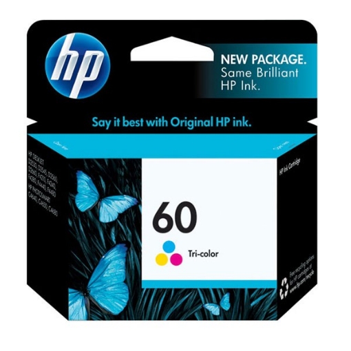 Picture of HP CC643WN (HP 60) OEM High Yield Tri-color Inkjet Cartridge