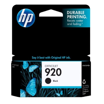 Show details for HP CD971AN (HP 920) OEM Black Inkjet Cartridge Picture of HP CD971AN (HP 920) OEM Black Inkjet Cartridge