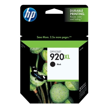 Show details for HP CD975AN (HP 920XL) High Yield Black Inkjet Cartridge (1800 Yield) Picture of HP CD975AN (HP 920XL) High Yield Black Inkjet Cartridge (1800 Yield)
