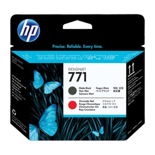 Picture of HP CE017A (HP 771) Matte Black, Chromatic Red Printhead (2 pack)