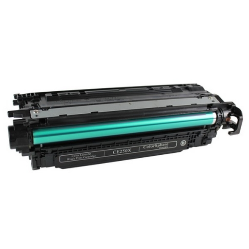 Picture of Compatible CE250X (HP 504X) Compatible High Yield HP Black Toner Cartridge