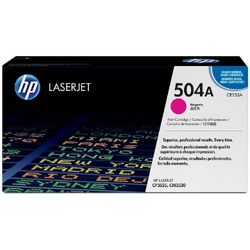 Show details for HP CE253A (HP 504A) Magenta Toner Cartridge (7000 Yield) Picture of HP CE253A (HP 504A) Magenta Toner Cartridge (7000 Yield)