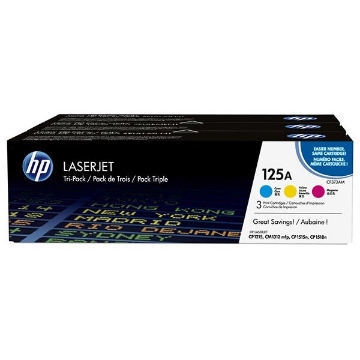 Show details for HP CE259A (HP 125A) OEM Magenta, Cyan, Yellow Smart Print Cartridge Picture of HP CE259A (HP 125A) OEM Magenta, Cyan, Yellow Smart Print Cartridge