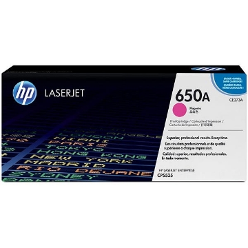 Show details for HP CE273A (HP 650A) Magenta Laser Toner Cartridge (15000 Yield) Picture of HP CE273A (HP 650A) Magenta Laser Toner Cartridge (15000 Yield)
