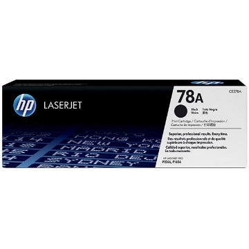 Show details for HP CE278A (HP 78A) OEM Black Toner Cartridge Picture of HP CE278A (HP 78A) OEM Black Toner Cartridge