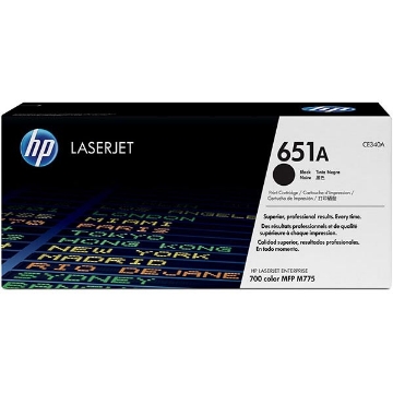Show details for HP CE340A (HP 651A) Black Toner Cartridge (13500 Yield) Picture of HP CE340A (HP 651A) Black Toner Cartridge (13500 Yield)