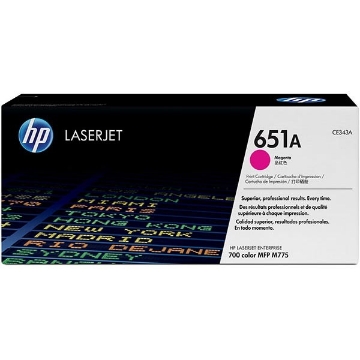 Show details for HP CE343A (HP 651A) Magenta Toner Cartridge (16000 Yield) Picture of HP CE343A (HP 651A) Magenta Toner Cartridge (16000 Yield)