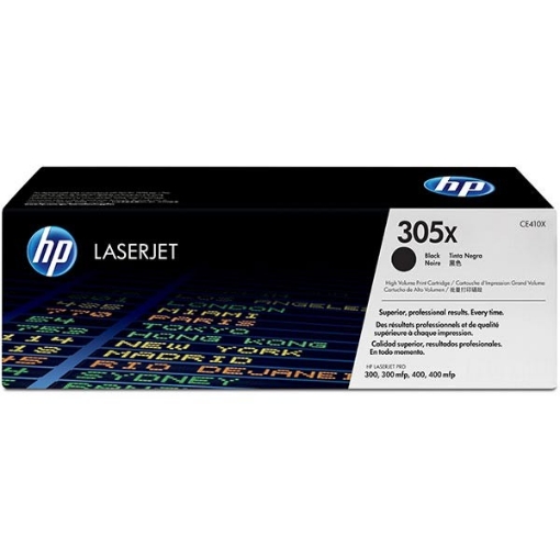 Picture of HP CE410X (HP 305X) High Yield Black Toner Cartridge (4000 Yield)