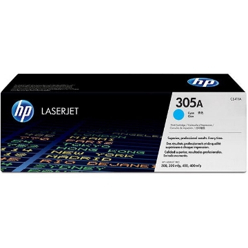 Show details for HP CE411A (HP 305A) Cyan Toner Cartridge (2600 Yield) Picture of HP CE411A (HP 305A) Cyan Toner Cartridge (2600 Yield)