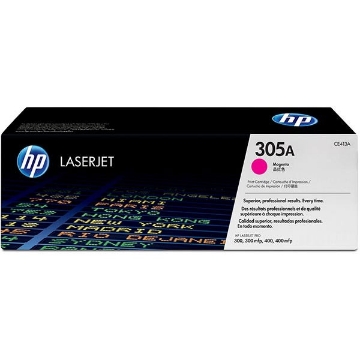 Show details for HP CE413A (HP 305A) Magenta Toner Cartridge (2600 Yield) Picture of HP CE413A (HP 305A) Magenta Toner Cartridge (2600 Yield)